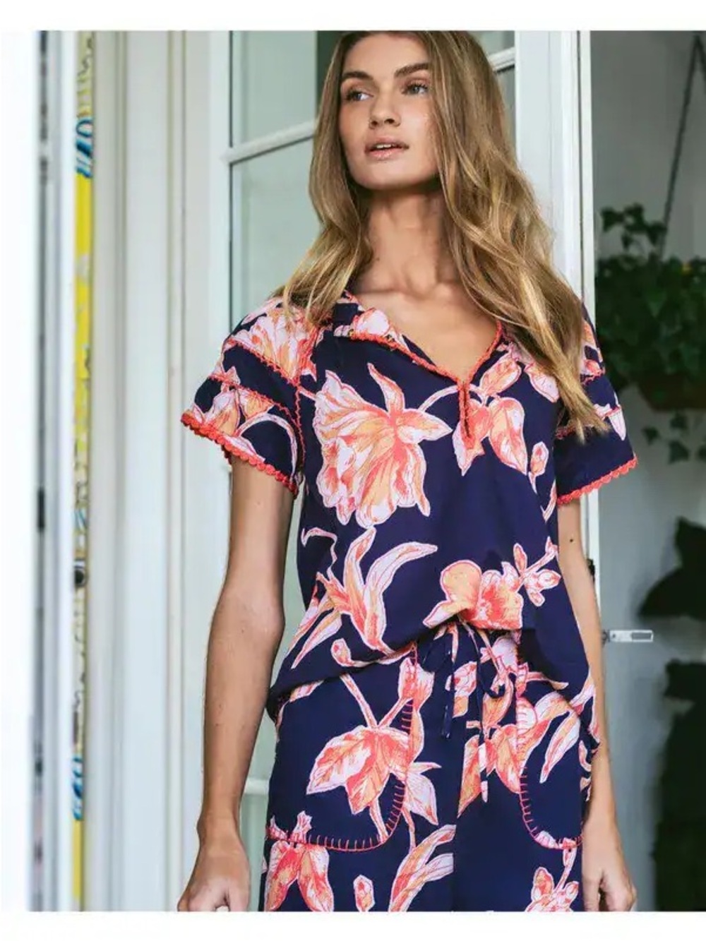 FIGUE Rosie Cotton Poplin Top NWT